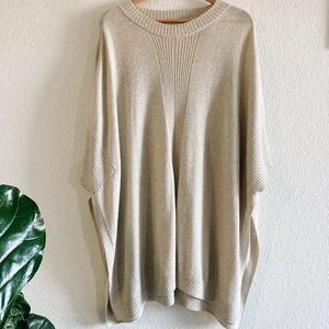 Cream Oversized fit Sweater